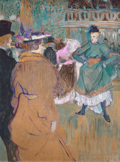 Quadrille at the Moulin Rouge by Henri de Toulouse Lautrec